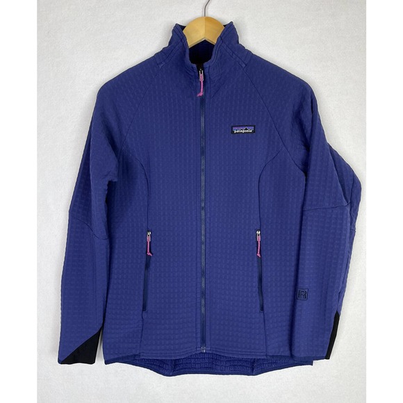 Patagonia Jackets & Blazers - Patagonia Womens Small R2 Techface Jacket R Regulator Waffle Thermal Grid Blue